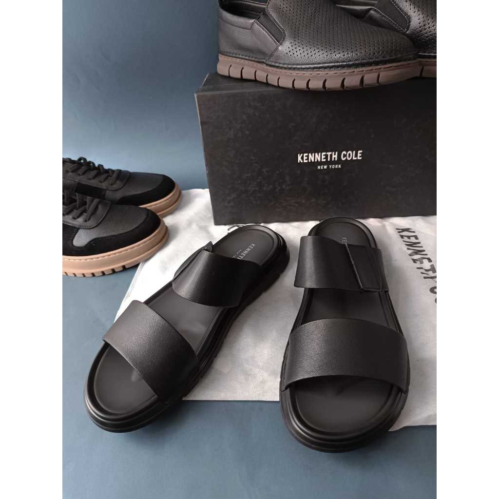 KENNETH COLE New York sepatu sandal kulit VFKNC02 Original store