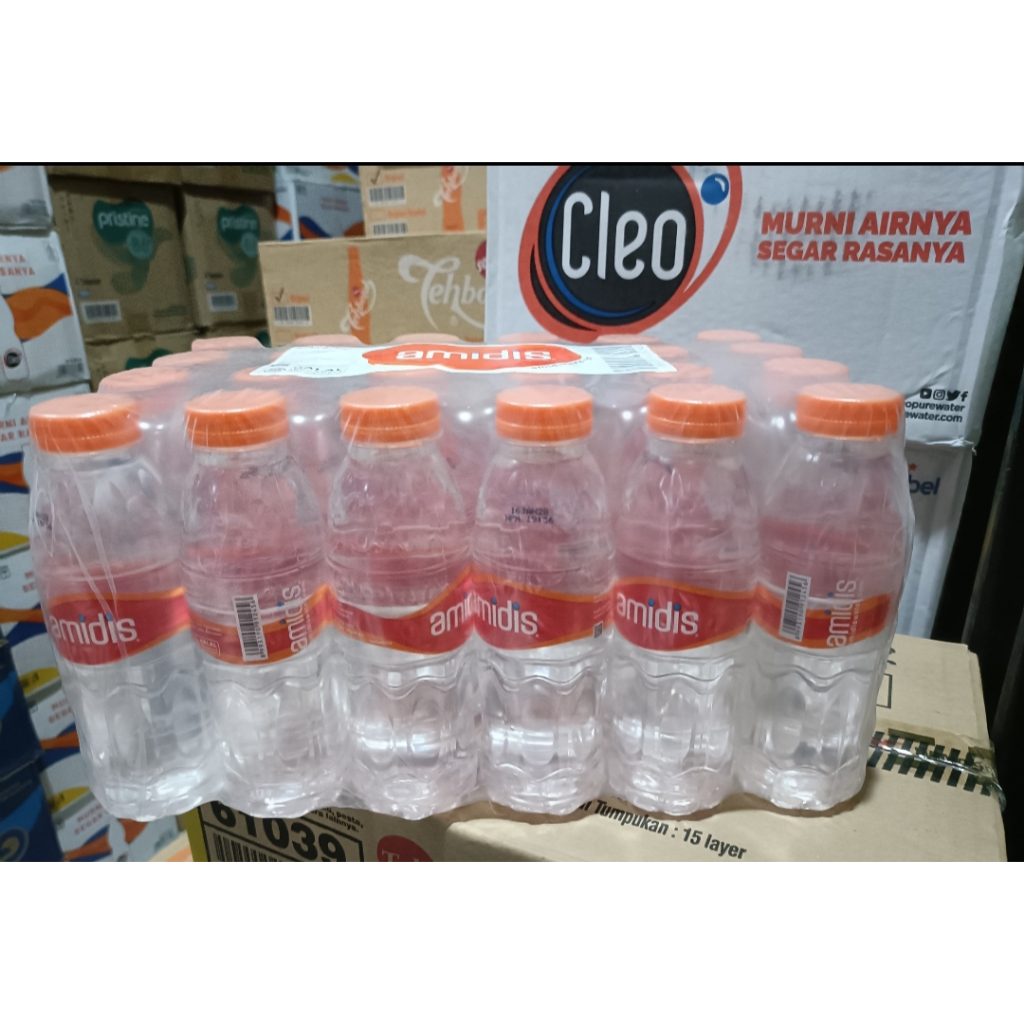Amidis 220ml 1 pack isi 24 botol / air mineral botol kecil amidis