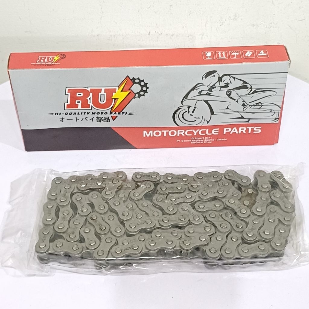 HITAM RANTAI MOTOR HITAM 428H 428 H 114 HITAM