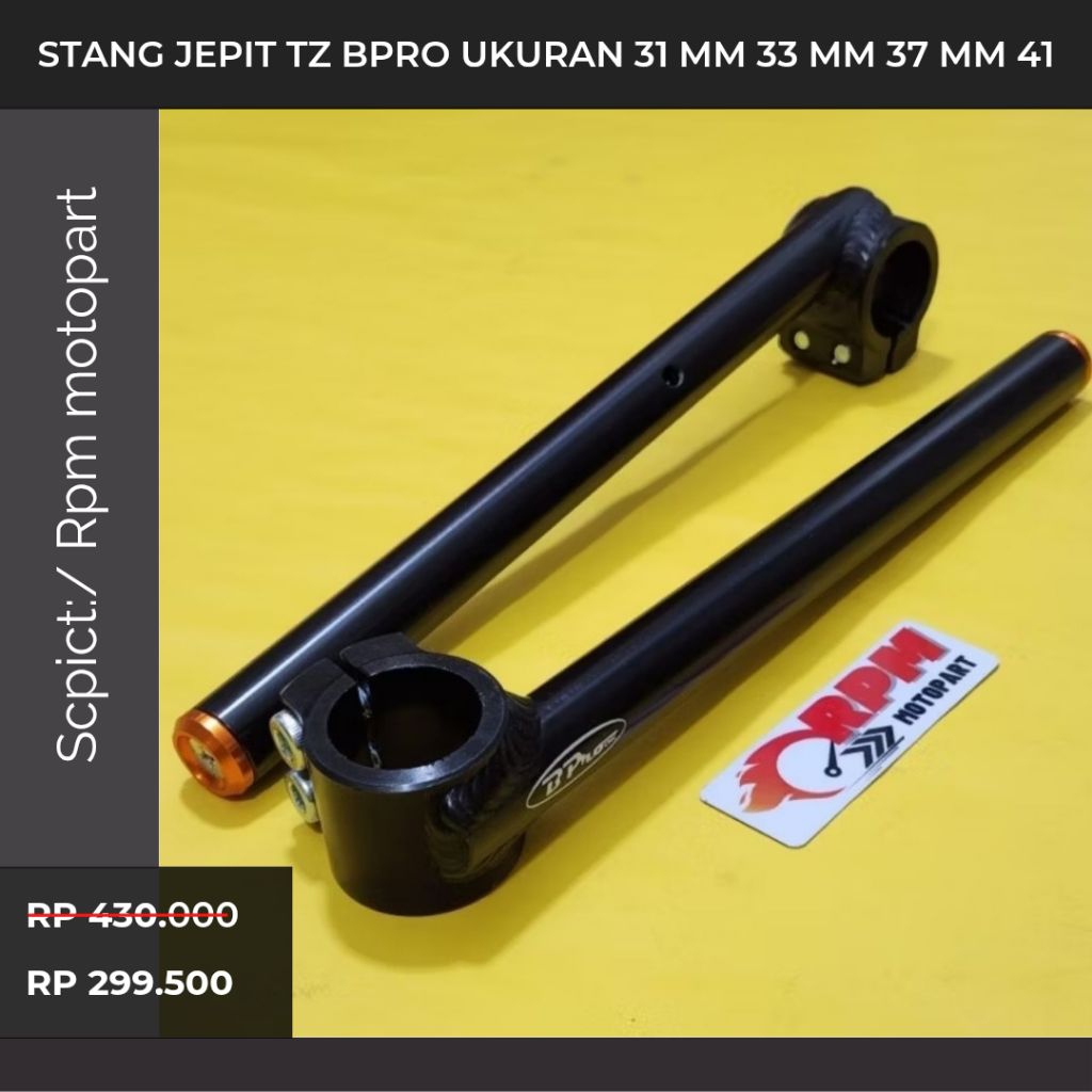 Promo Stang Jepit TZ Bpro Ukuran 31 mm 33 mm 37 mm 41