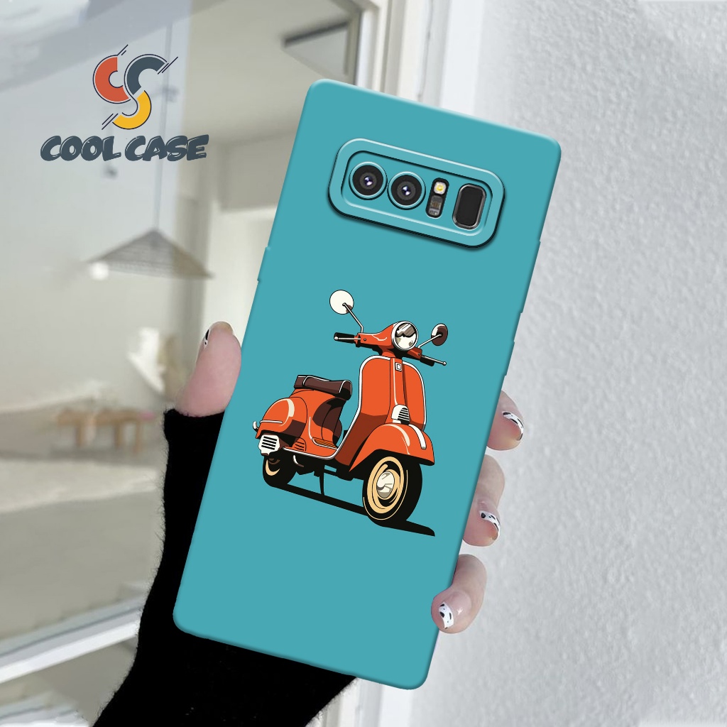 Case Samsung Galaxy Note 8 - Fashion Case Vespa - Softcase Samsung Galaxy Note 8 - Case Pro Camera -