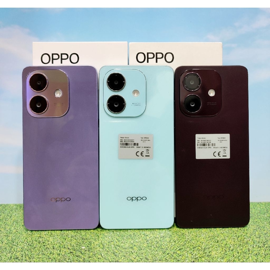 Oppo A3X 6/128 GB Handphone Second Bekas Fullset