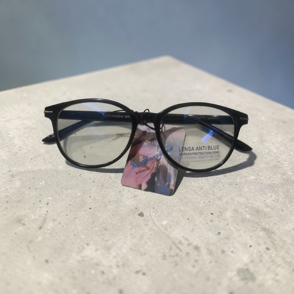 Kacamata Anti Radiasi Model RB Space Hitam