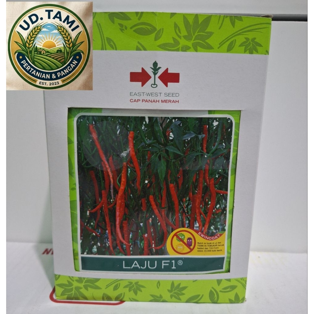1 Kotak/ 15 Bungkus Benih Cabe Keriting Laju F1 isi 1.750 Butir