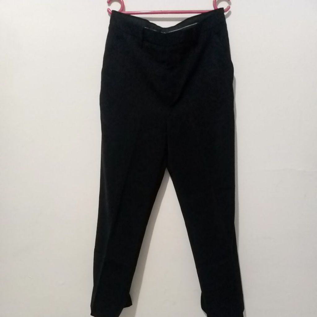 celana bahan  pria preloved / celana formal / celana hitam pria / celana kantor pria dewasa