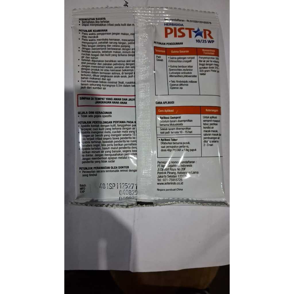 PISTAR Herbisida selektif