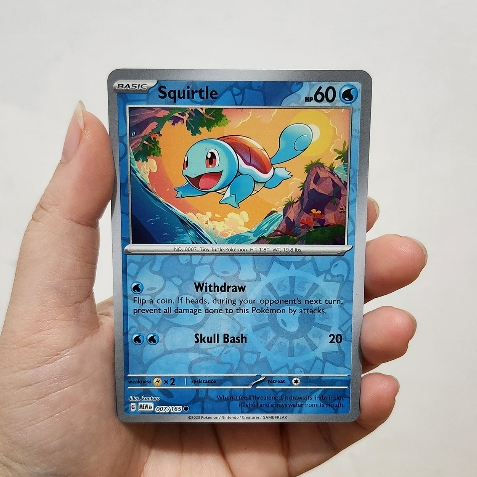 Kartu Pokemon TCG English Indonesia - Squirtle Wartortle Blastoise