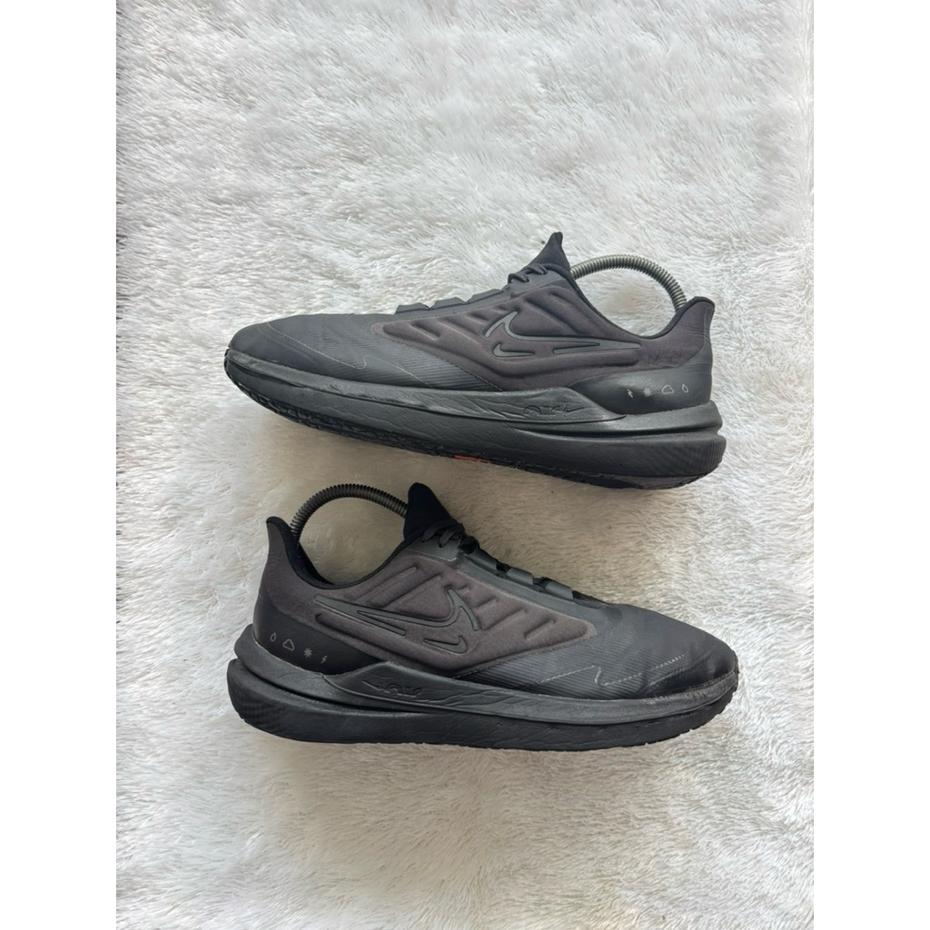 sepatu nike air winflo 9 hitam size 44,5