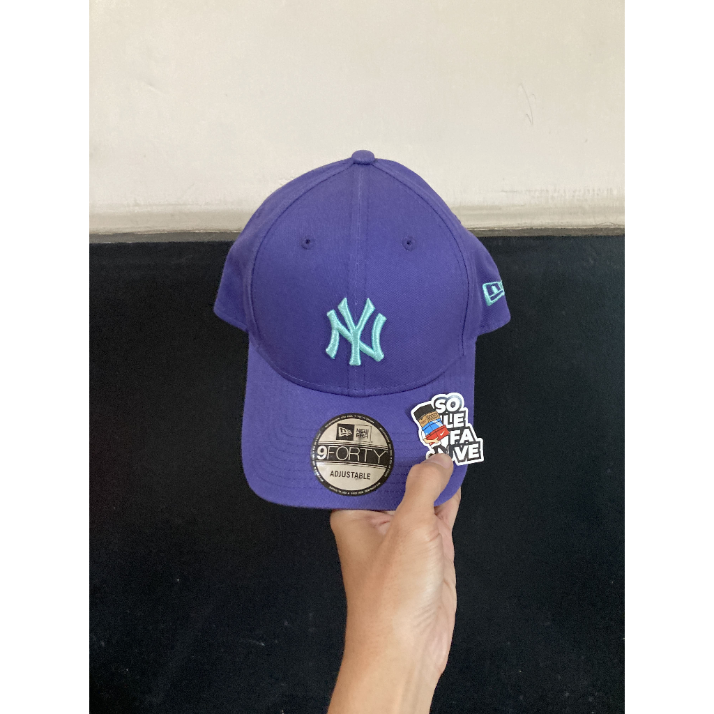 TOPI NEW ERA 940 STRAPBACK X MLB NY YANKEES COLLOR ERA PURPLE ORIGINAL NO BOX