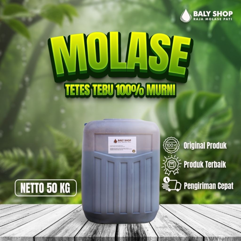 TETES TEBU //MOLASE MURNI / [50 KG ] TEBU MURNI