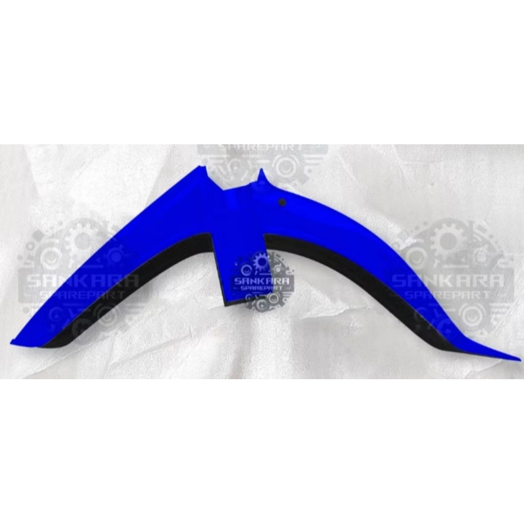 Sepekbor selebor depan Yamaha force one warna biru