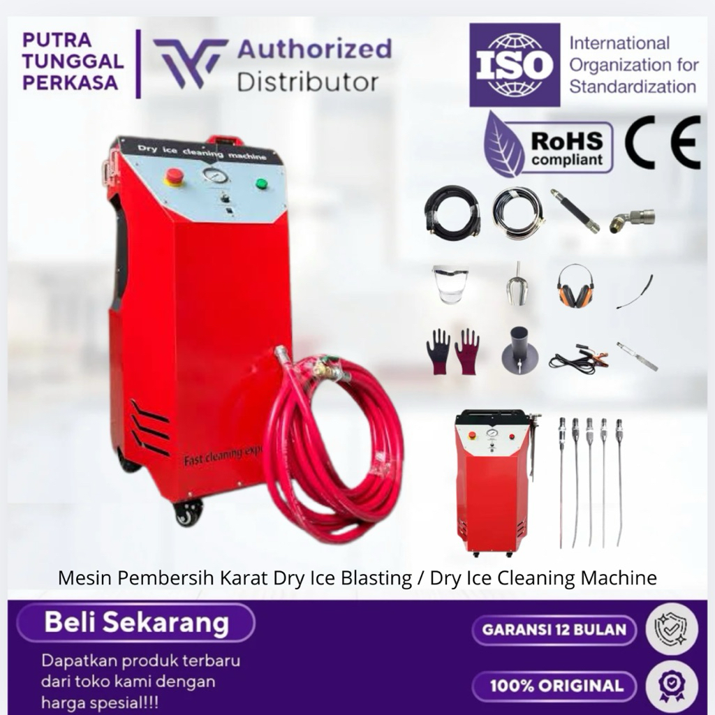 Mesin Pembersih Karat Dry Ice Blasting / Dry Ice Cleaning Machine