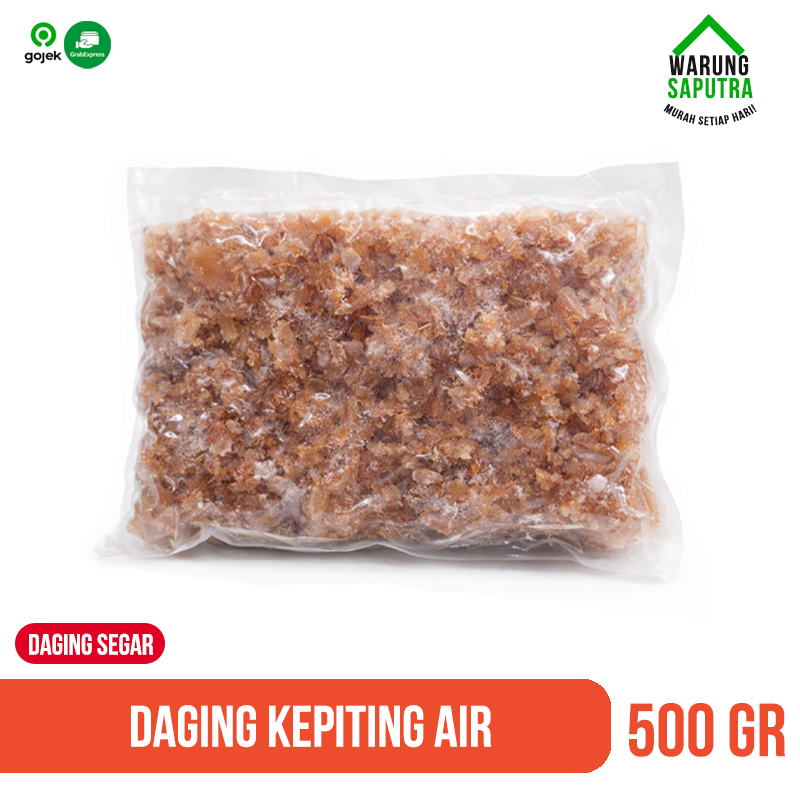 Daging Merah Kepiting / Daging Kepiting Air Frozen 500 gr
