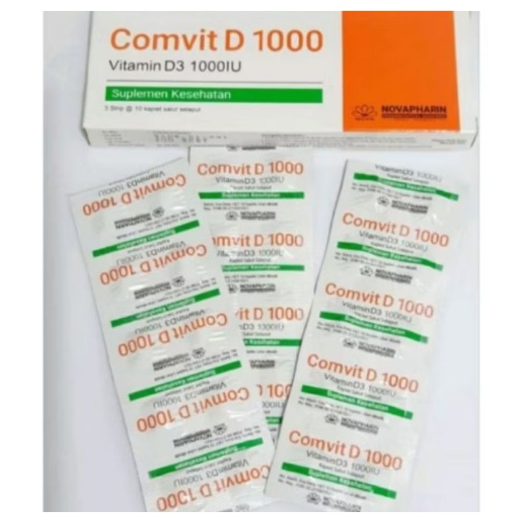 comvit d3 Vitamin D3 1000 IU - perstrip