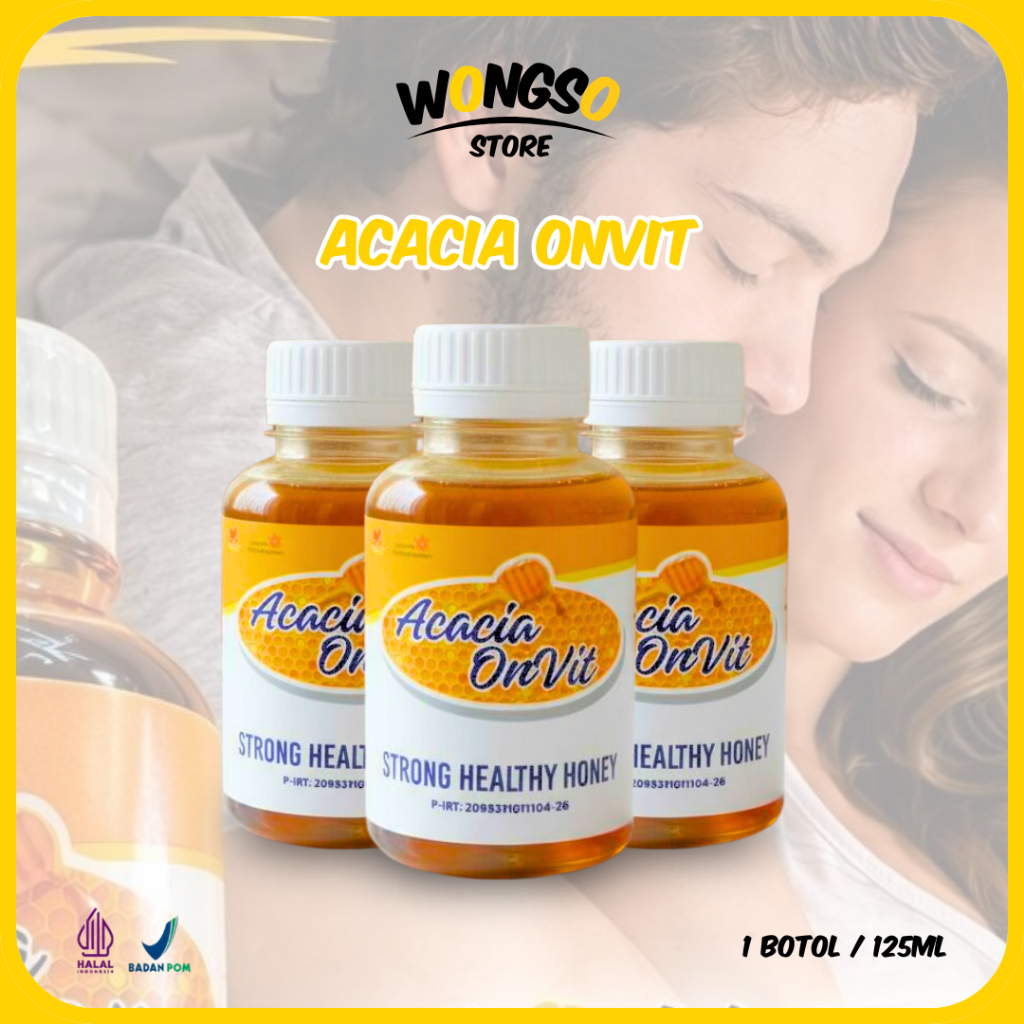 Wongso Madu Acacia Onvit Suplemen Solusi Pria Dewasa Membantu Stamina Vitalitas Tenaga Alami Mahkota
