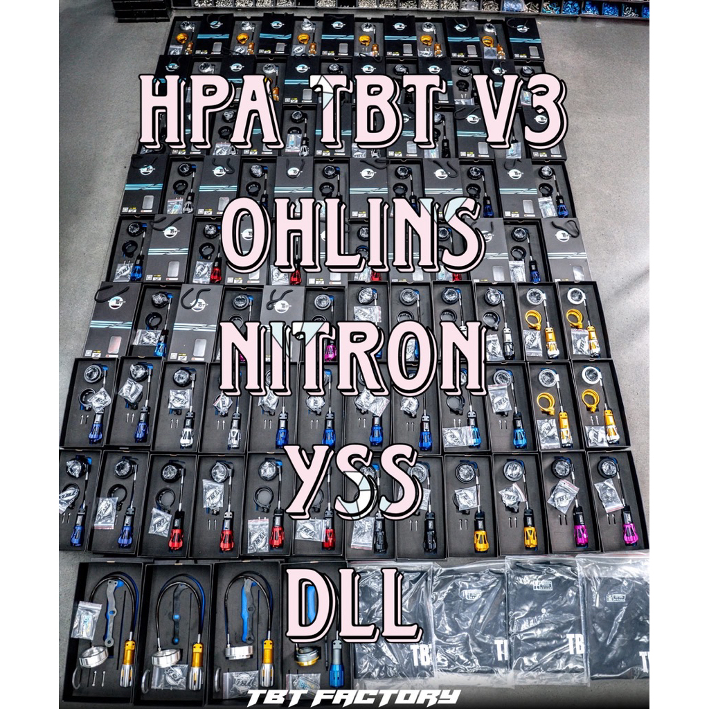HPA / preload shock ohlins , nitron , yss by tbt v3 original vietn