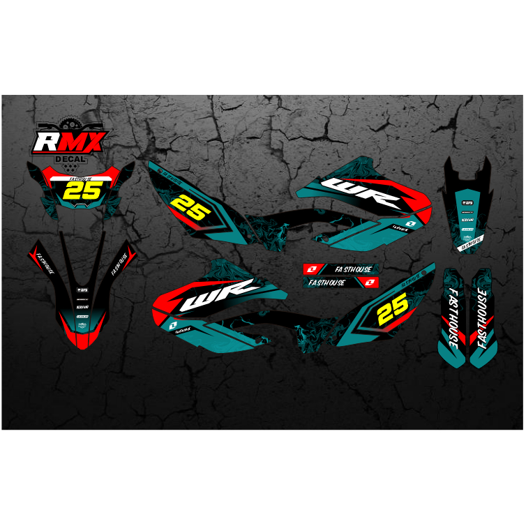 DECAL WR 155 R FULLBODY (014) DEKAL STIKER WR155 BIRU HITAM, MERAH, KUNING, HIJAU, BIRU TUA/MUDA, EM