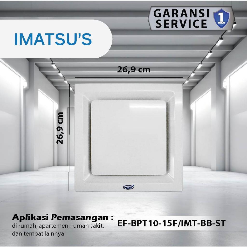 Exhaust Fan Plafon 10 Inch Penghisap Udara Hexos Plafon Ducting