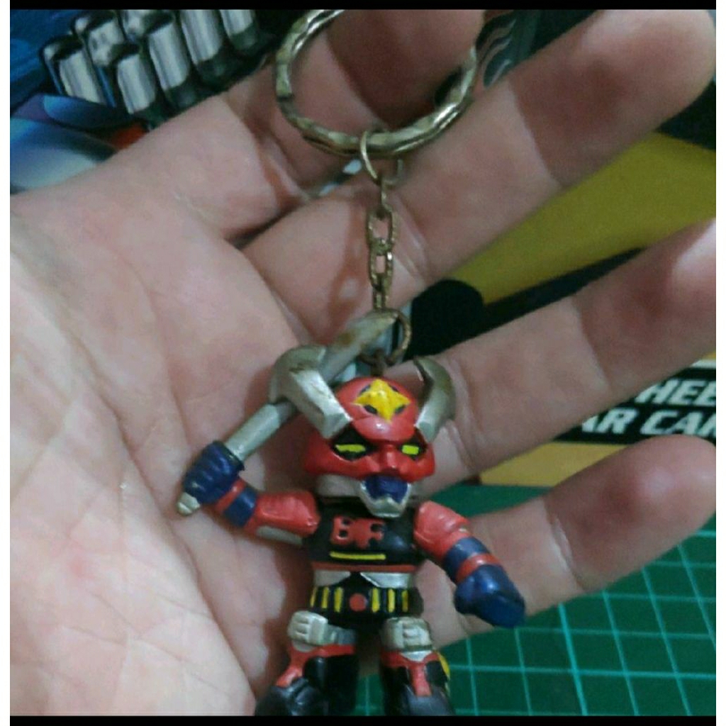 Banpresto Battle Fever Robo, Battle Fever J Figure Keychain, Super Robot Wars From Japan