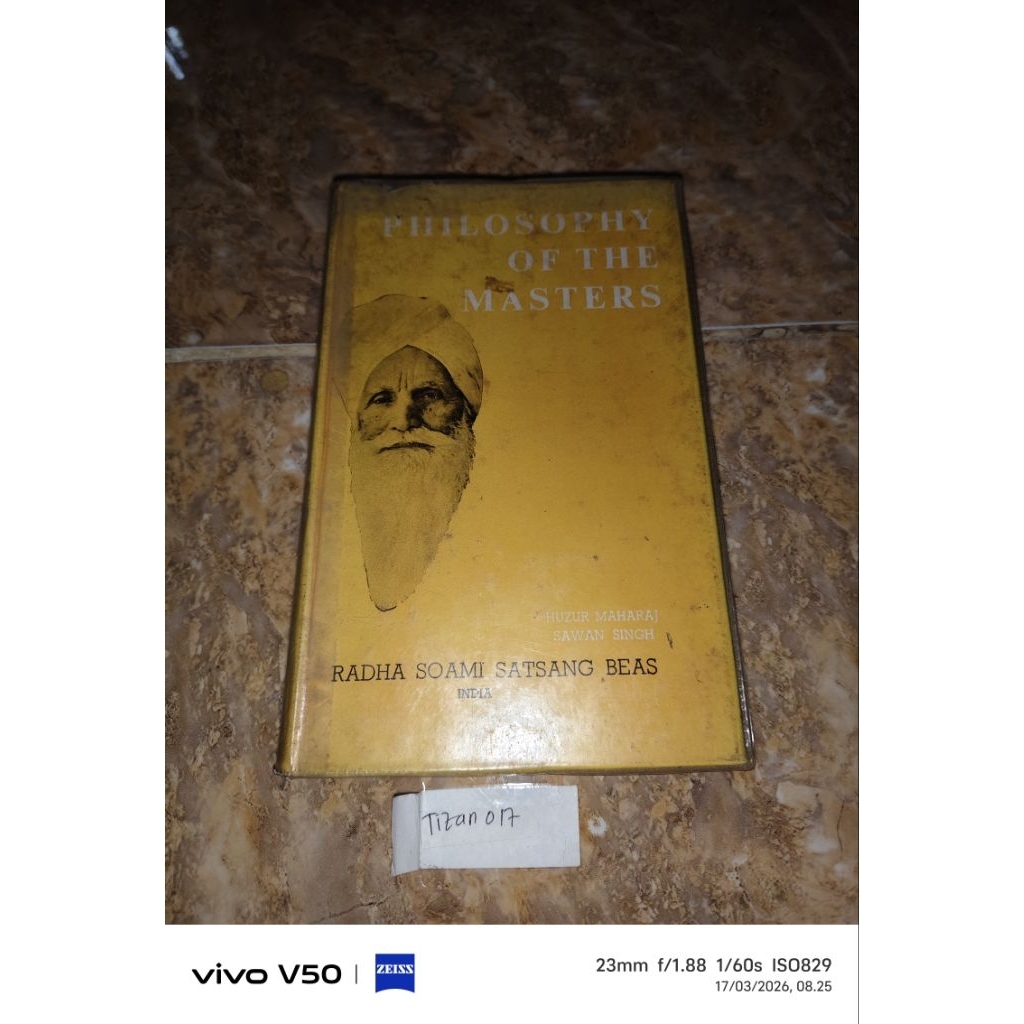 Buku Philosophy of the Masters - Radha Soami Satsang beas - Series I