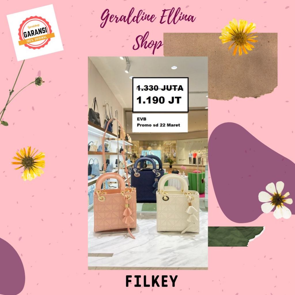 Tas mini bag Evb original store 100% asli seri FILKEY