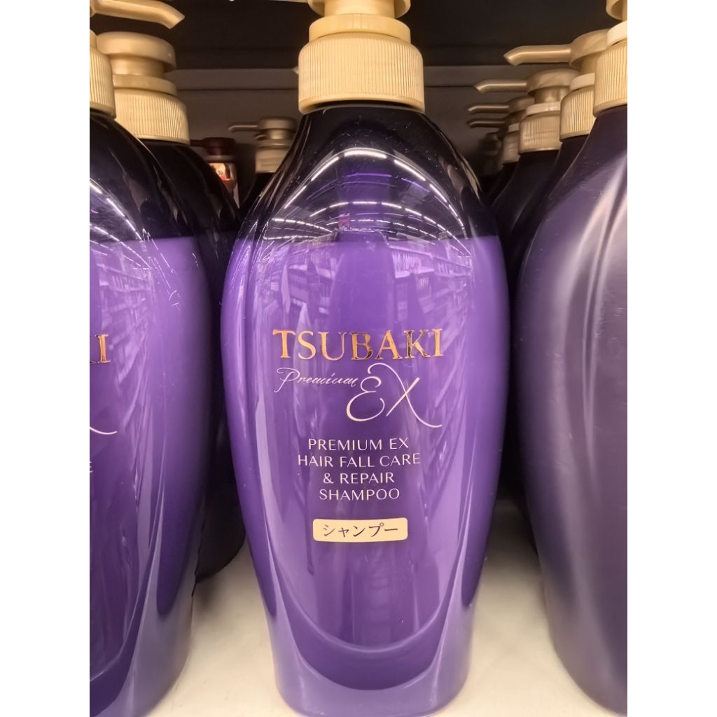 TSUBAKI SHAMPOO HAIR FALL CARE PURPLE. TSUBAKI CONDITIONER MOIST & REPAIR RED. TSUBAKI CONDITIONER H