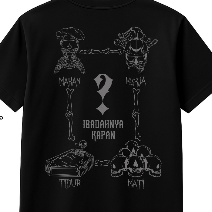 Kaos Dakwah Dunia Akhirat - DTAK049 New Original Shaqueena Project