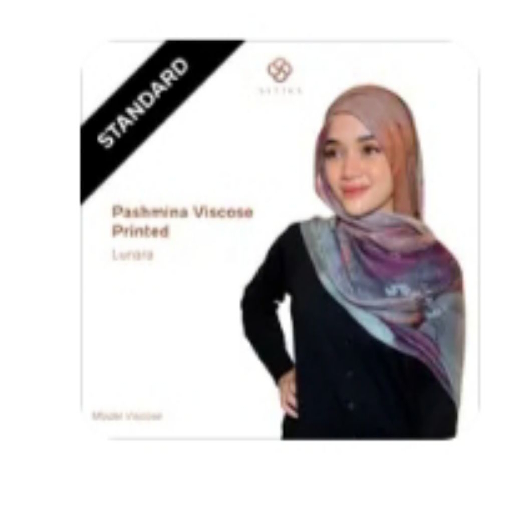 Pashmina Viscose Printed Sattka | Watercolor Viscose [READY]