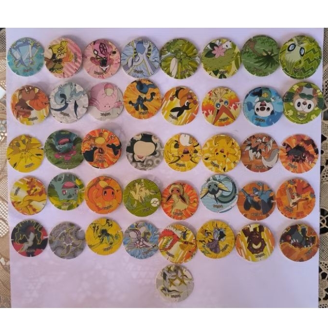 Tazos chikiball pokemon coin