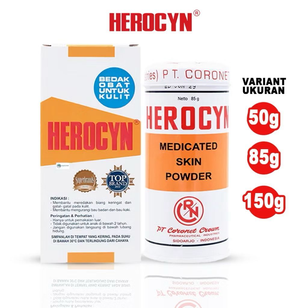 HEROCYN BEDAK GATAL/BIANG KERINGAT/ANAK-ANAK & DEWASA