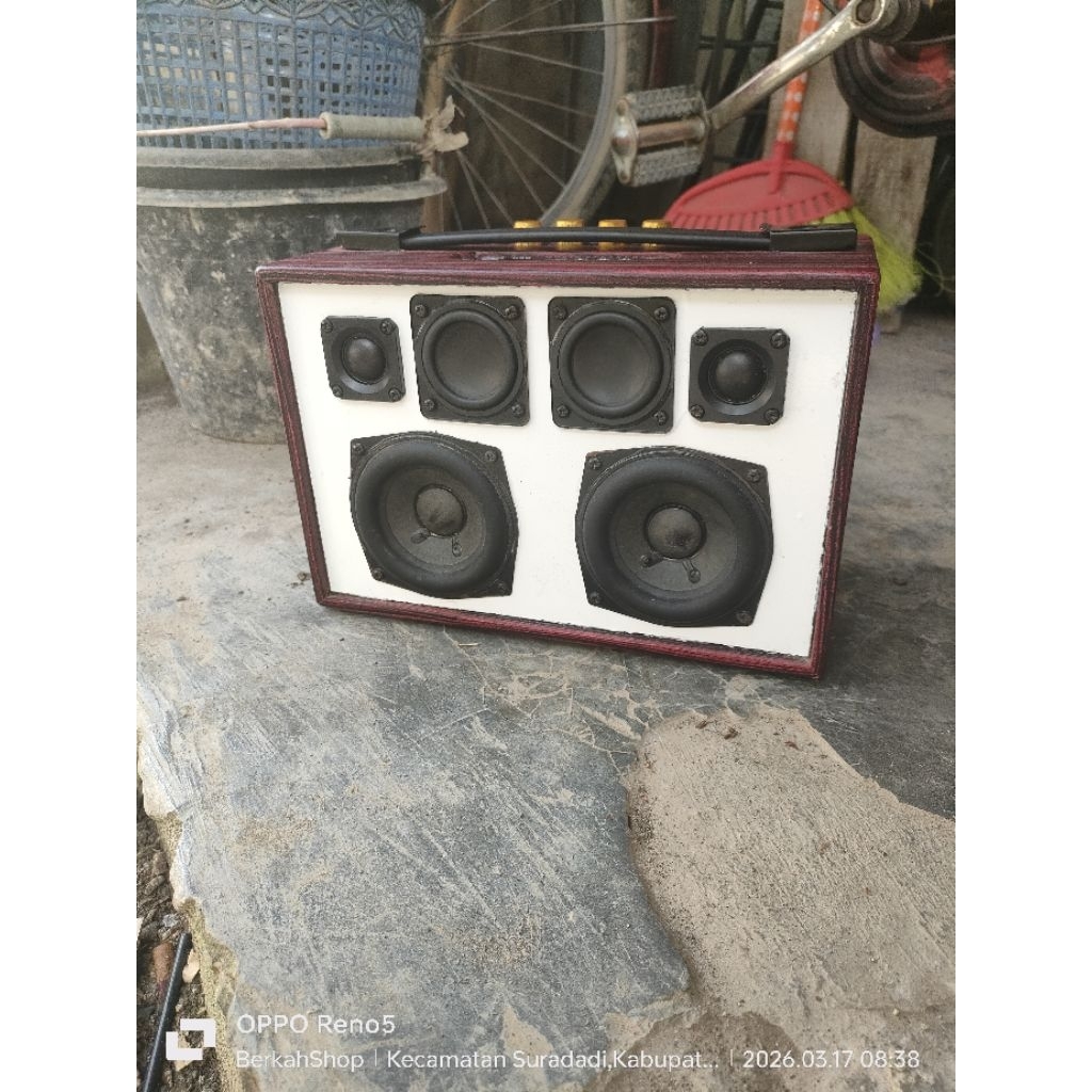Speaker Bluetooth Rakitan 120w 4inch Power Bass