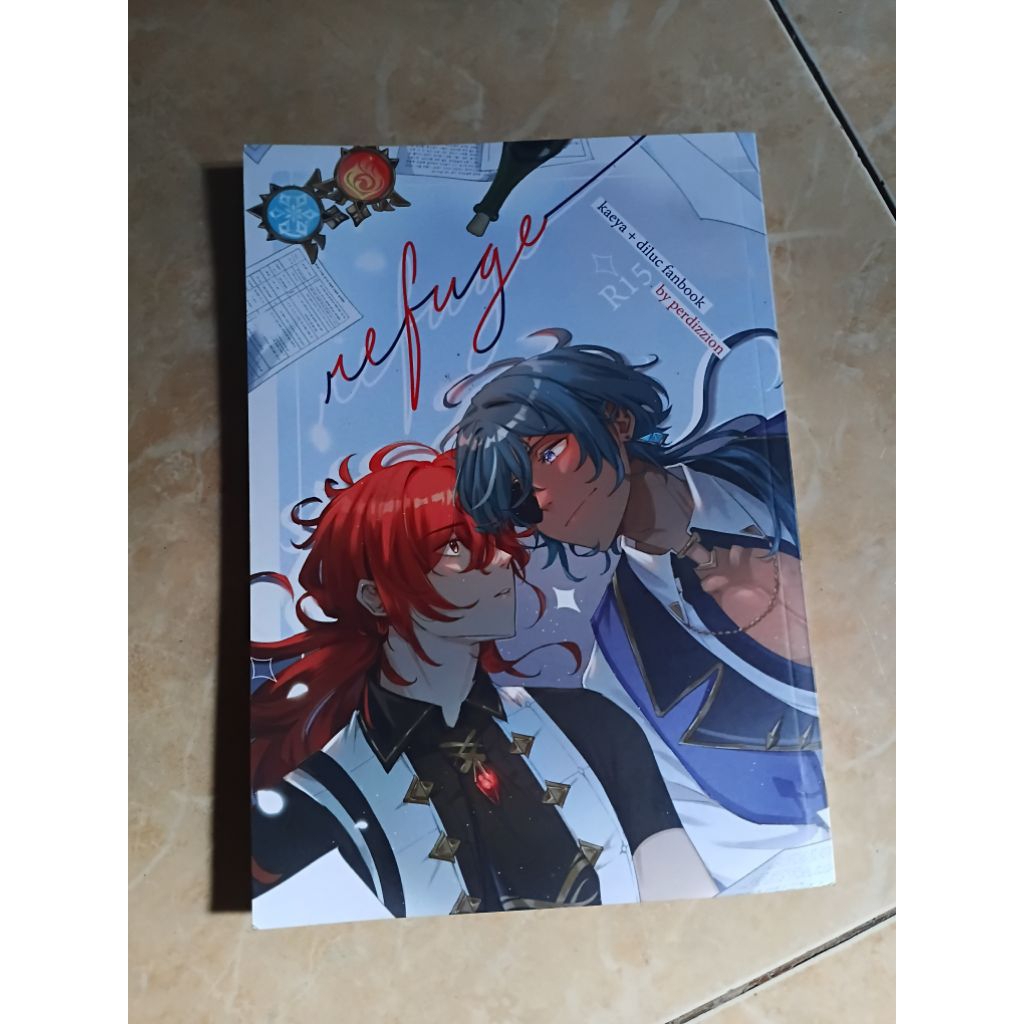 komik genshin impact unofficial fanbook impor