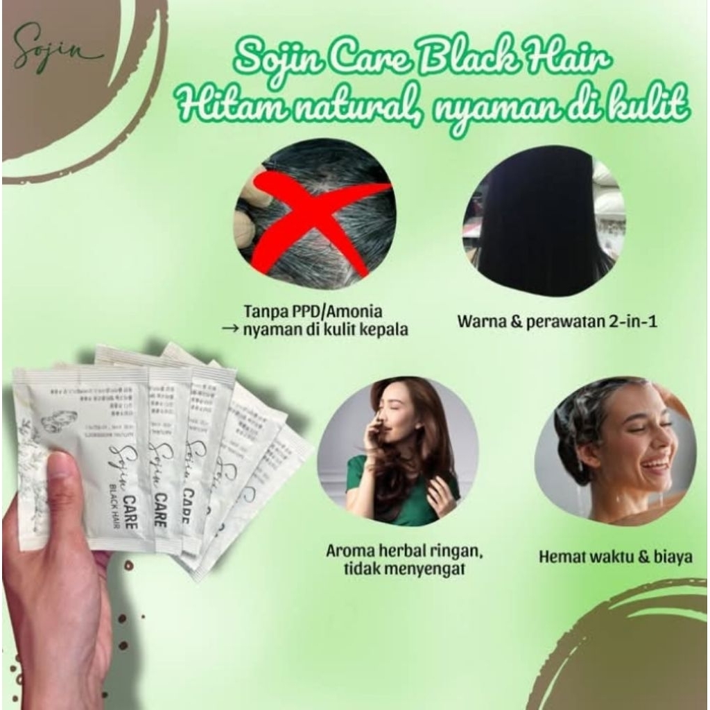 Shampo Uban Herbal SOJIN 1 kotak @10 sachet