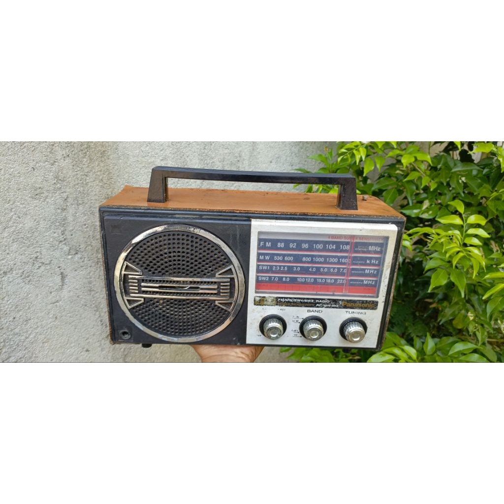 radio kayu panasonic MATI antik vintage jadul