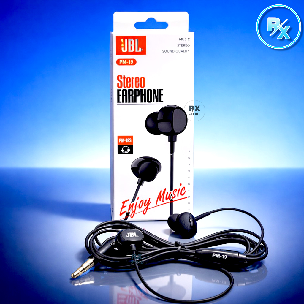 [NON MIKA] Handsfree Headset J PM-19 Handset Handsfree JB PM-19 Stereo Earphone J PM-19