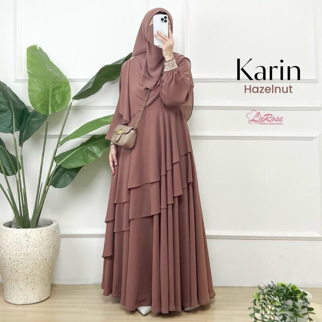 Larose moslem - gamis syari kekinian