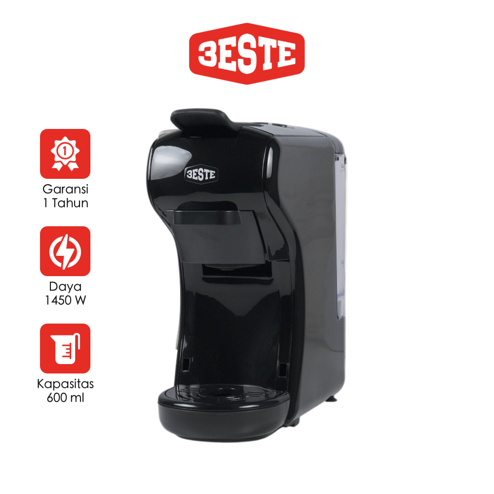 Trieste ST-504 Mesin Kopi 3in1 19 Bar 1450W 600ml