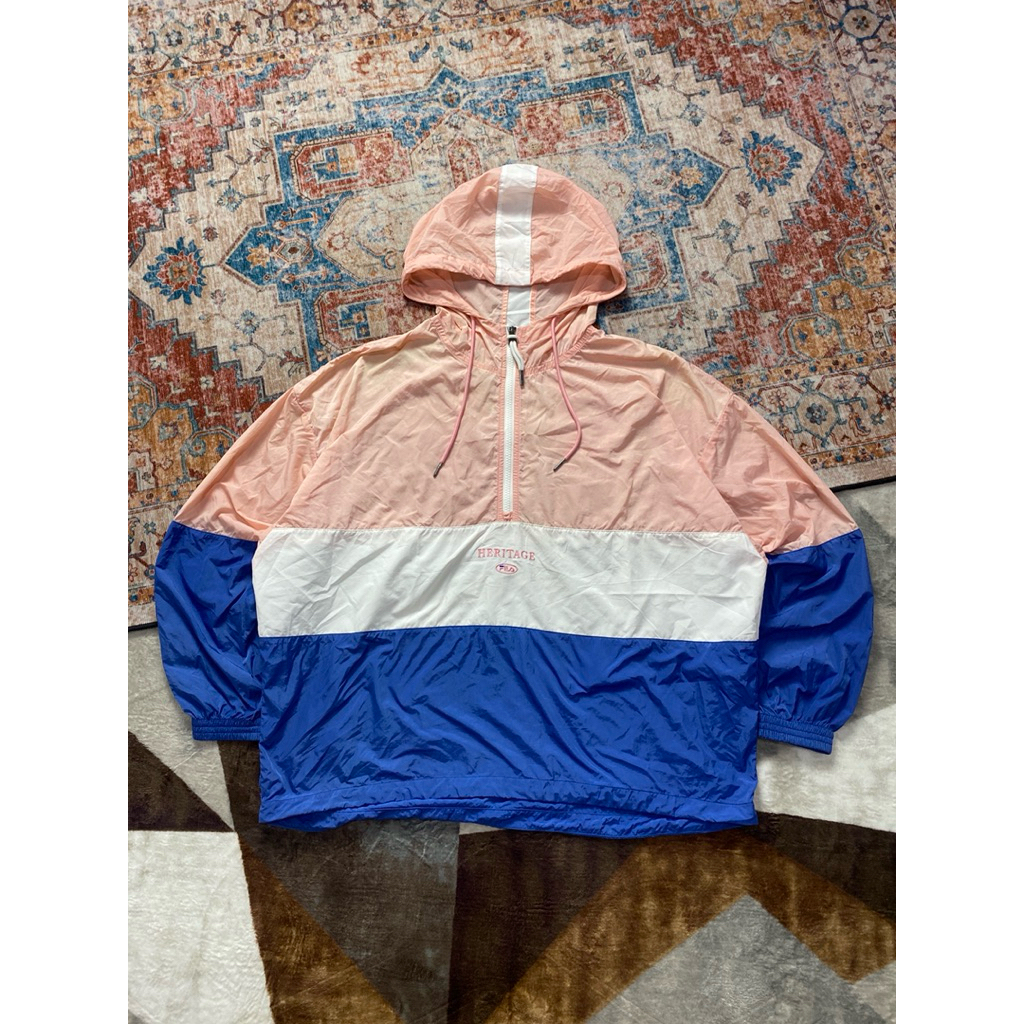 WINDBREAKER ANORAK JAKET FILA HERITAGE 4COLOUR