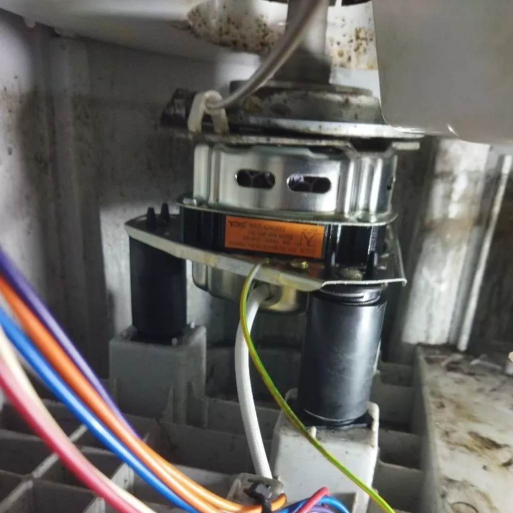 Dinamo Spin Pengering Mesin Cuci SHARP 2 Tabung RMOT-A256QBEZ Original Dinamo Pengering Mesin Cuci S