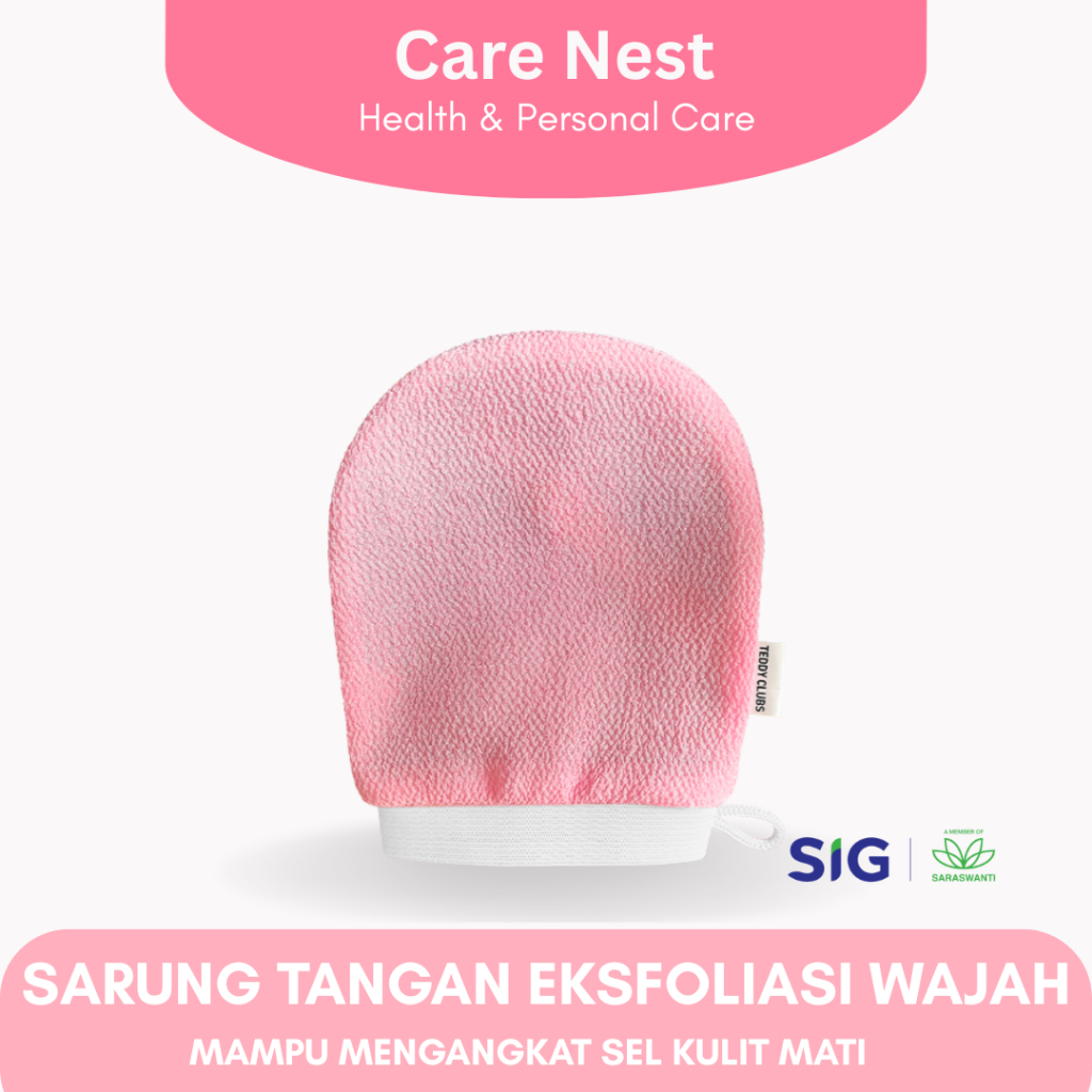 Teddy Clubs Store Eksfoliasi Wajah | Sarung Tangan Mini | Eksfoliasi Wajah | Mini Gloves
