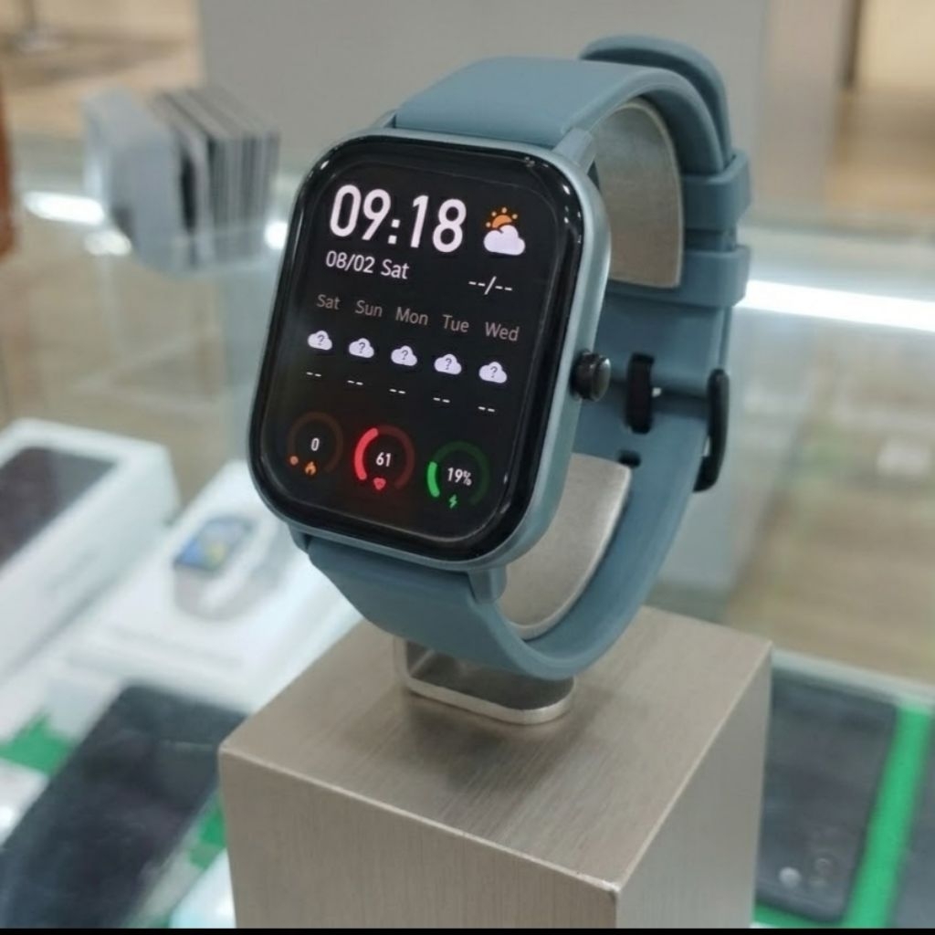 SMARTWATCH SECOND XIAOMI AMAZFIT GTS BLUE ORIGINAL