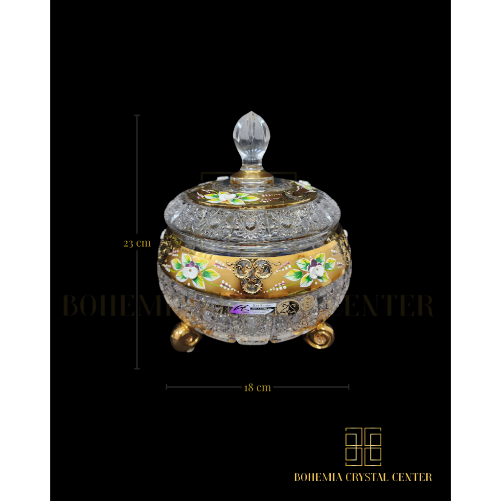 Bohemia Crystal - Ornate PK Gold