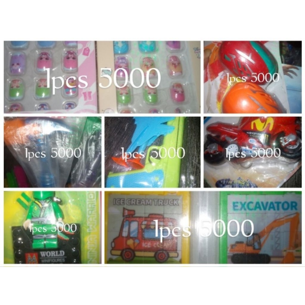 MAINAN ANAK MURAH SERBA 5000AN COCOK ECER DI SEKOLAH