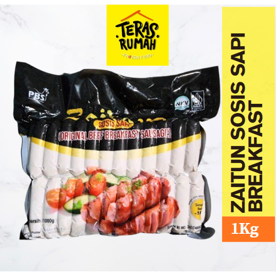 ZAITUN SOSIS SAPI BREAKFAST 1KG