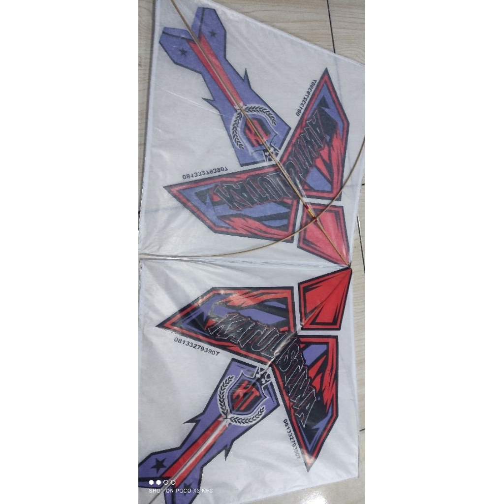 layangan sukhoi 3 warna