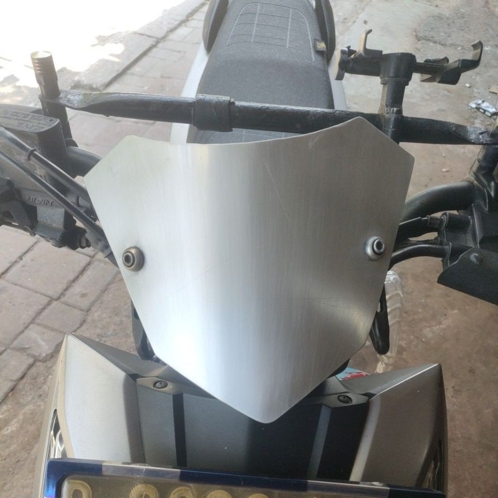 visor beat street 2021 bahan stainless steel