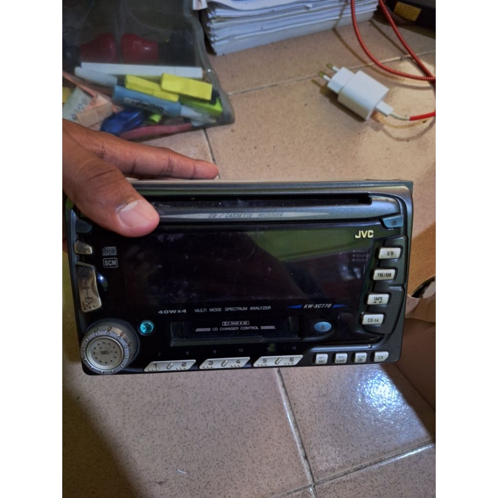 Double din Tape Mobil Second merk JVC Model No.Kw-Xc770