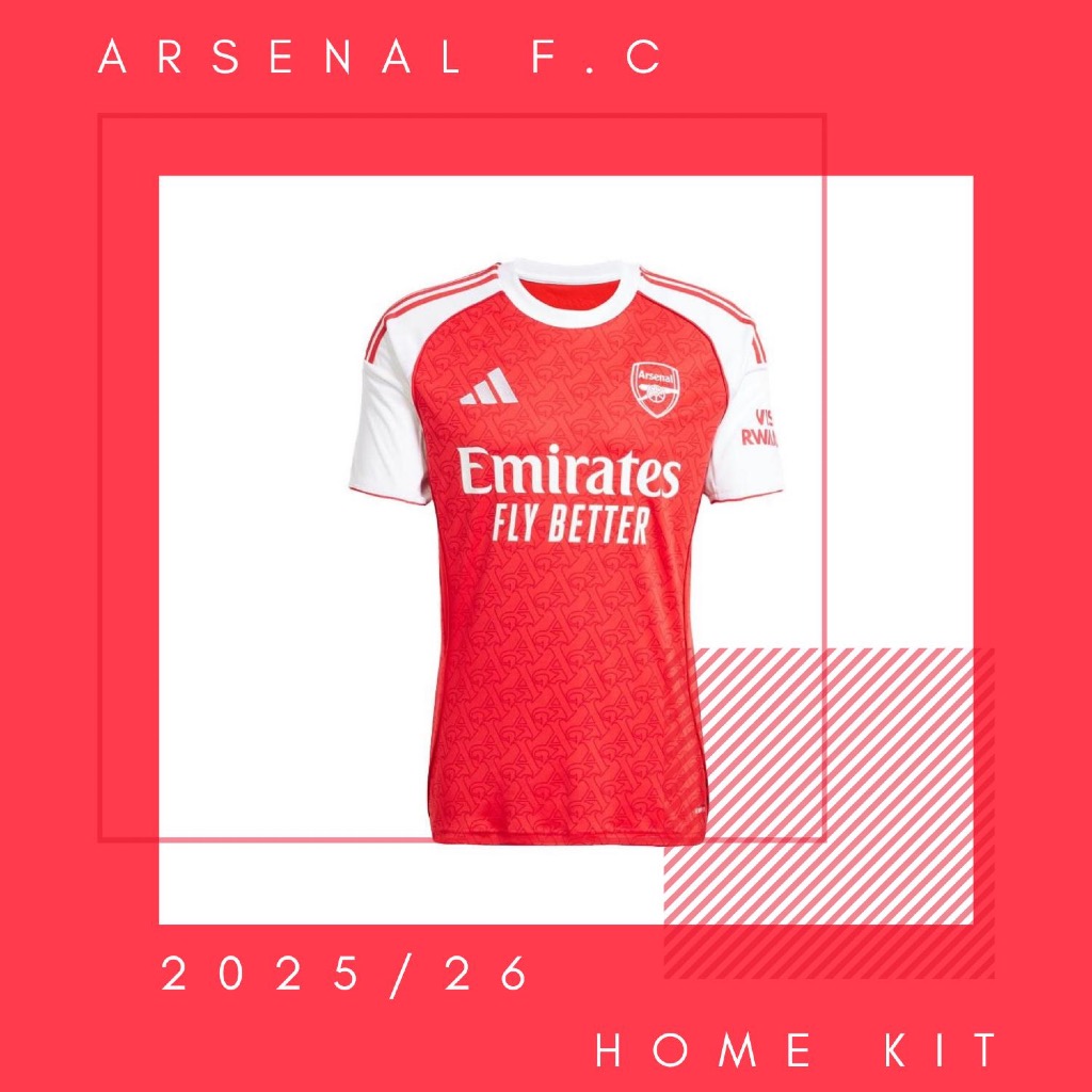 Jersey Arsenal Adidas Original Home 2025/26