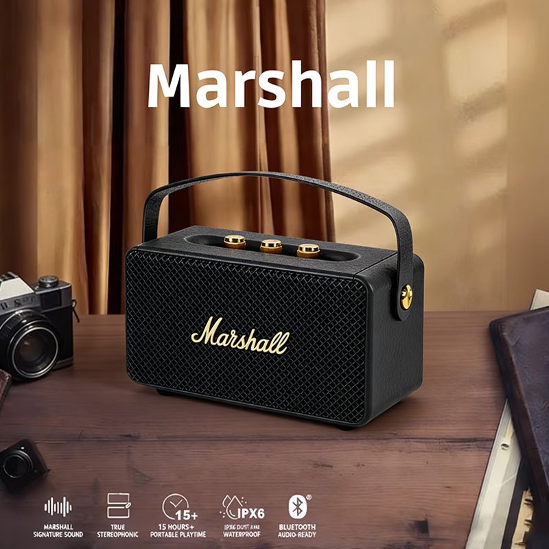 Marshall M109 Bluetooth NirkabelPortabel Speaker Outdoor-Portable TahanAir 30H, Bass Boombox Berkual