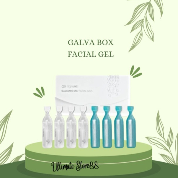 GALVA BOX FACIAL GEL 05/2028 SERUM GALVA PUTIH BIRU